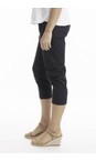 Orientique Black  Bangalene Capri Trouser  