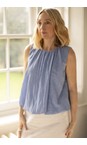 Chalk Sky Blue Ruth Top  