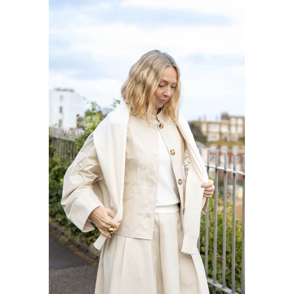 Chalk Eddie Jacket Cotton