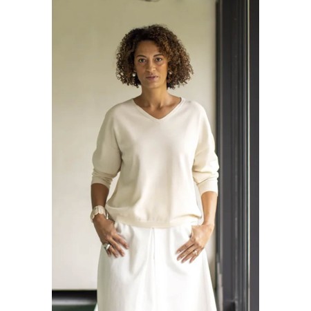 Chalk Lily Ivory Jumper - Off-White