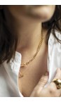 Chalk Gold Chain Gold T-Bar Necklace  