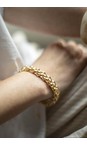 Chalk Gold Mesh Gold Chain Bracelet  