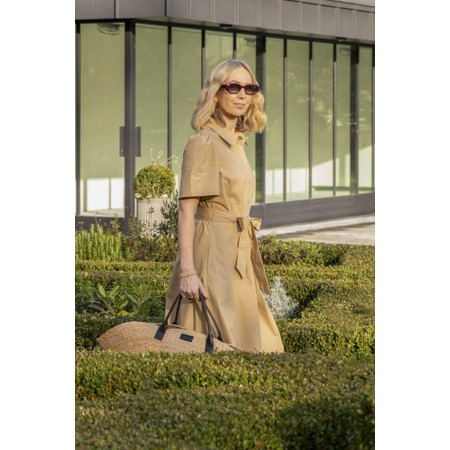 Chalk Holly Caramel  Dress - Brown