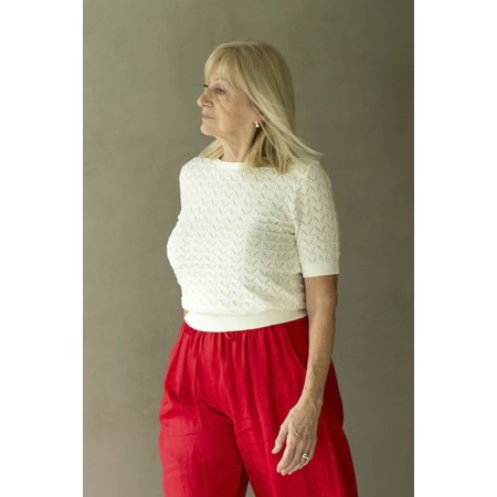 Chalk Betty Cream Knit Jumper - Off-White