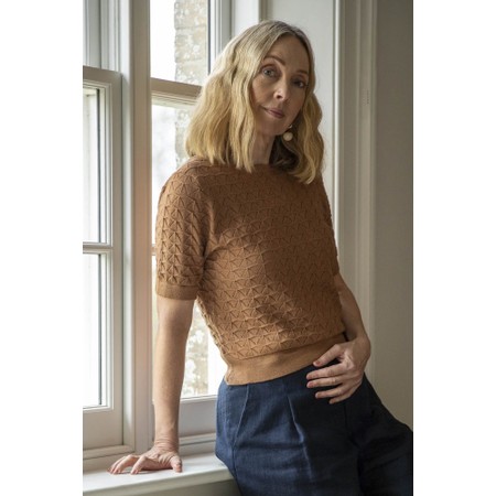 Chalk Betty Tan Knit Jumper - Brown