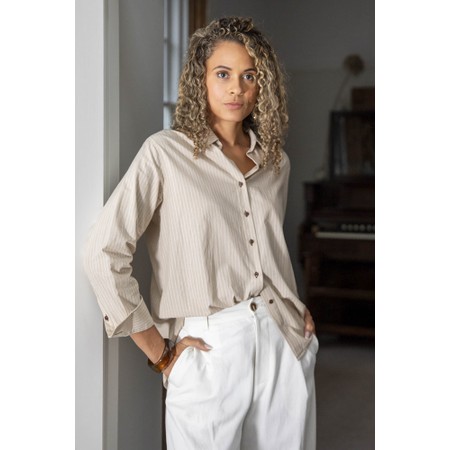 Chalk Nola Shirt - Beige / Ecru