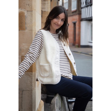 Chalk Fleur Stripe T Shirt - Multicoloured