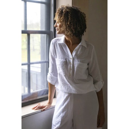 Chalk Zoe Shirt - White