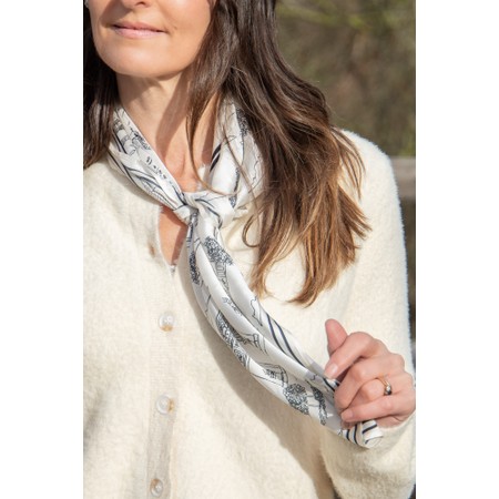 Mos Mosh MM Tale Cityscape Black Scarf - Black