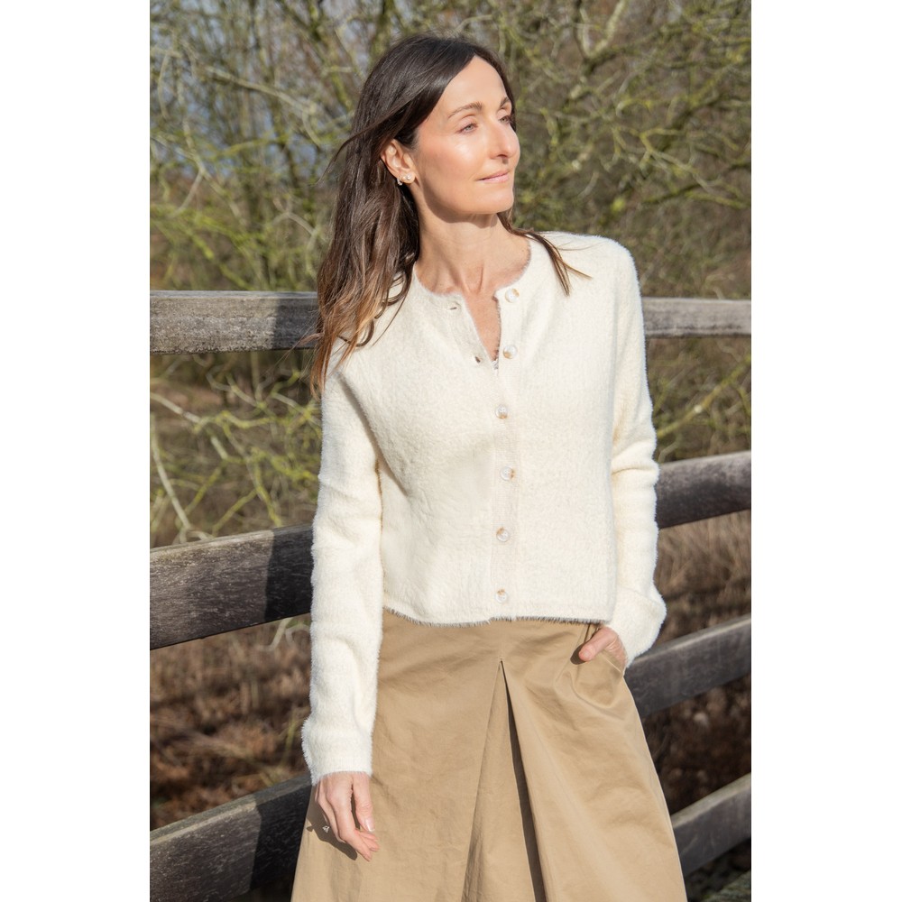 Chalk Mary Ivory Cardigan Ivory