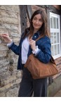Chalk Tan Soho Slouch Tan Suede Bag  