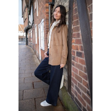 Masai Clothing MaPassang Dark Denim Wide Leg Denim Jean - Blue