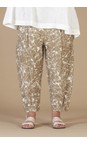 Mama B Cumino Bianco S Crinkle Print Bubble Trouser  