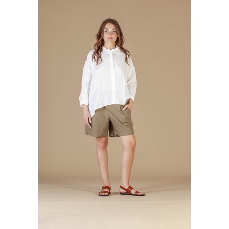 Mama B Gennaio P Classic Poplin Shorts - Beige