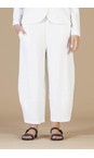 Mama B Bianco Mira J Crinkle Jacquard Trouser  
