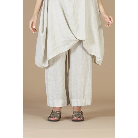 Mama B Pollo L Calce Wide Crop Leg Trouser - Grey