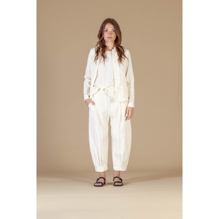 Mama B Aprile R Pinestripe Jacket - Off-White
