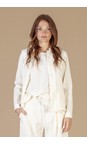 Mama B Latte Aprile R Pinestripe Jacket  