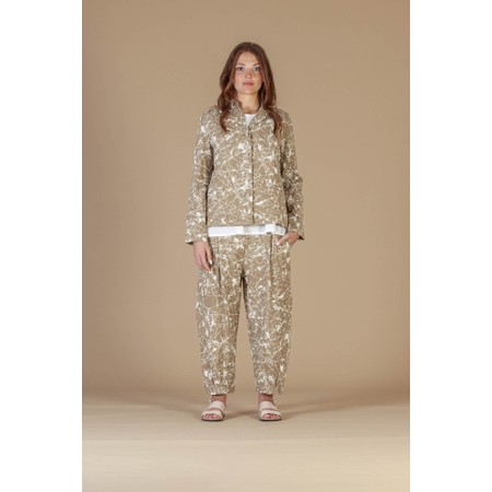 Mama B Aprile S Crinkle Print Jacket - Beige