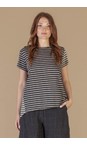 Mama B Antracite Casta Antracite Stripe Knit Top  