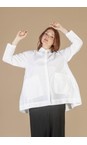 Mama B Bianco Maggio P Oversized Poplin Shirt  