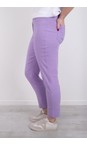 Robell Lavender 524 Bella 09 Lavender Ankle Length 7/8 Cuff Trouser  