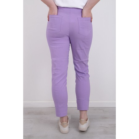 Robell Bella 09 Lavender Ankle Length 7/8 Cuff Trouser - Purple