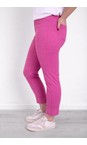 Robell Phlox Pink 435 Bella 09 Phlox Pink Ankle Length 7/8 Cuff Trouser  