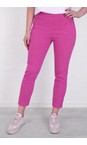 Robell Phlox Pink 435 Bella 09 Phlox Pink Ankle Length 7/8 Cuff Trouser  