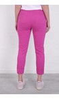 Robell Phlox Pink 435 Bella 09 Phlox Pink Ankle Length 7/8 Cuff Trouser  