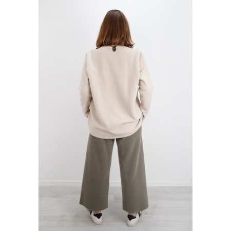 Henriette Steffensen Kit Fleece V-Neck Blouse - Beige