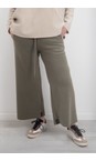 Henriette Steffensen Dusty Green Fleece Crop Dusty Green Trouser  