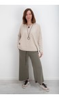 Henriette Steffensen Dusty Green Fleece Crop Dusty Green Trouser  