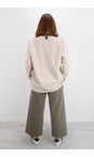 Henriette Steffensen Dusty Green Fleece Crop Dusty Green Trouser  