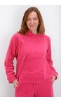 Henriette Steffensen Sunset Pink Sunset Pink Fleece Hoodie Top  