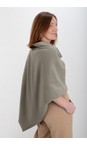 Henriette Steffensen Dusty Green Recycled Fleece Dusty Green Relaxed Poncho  