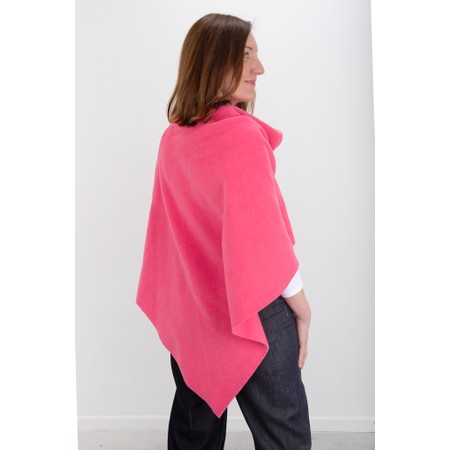 Henriette Steffensen Recycled Fleece Sunset Pink Relaxed Poncho - Pink