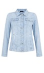 Robell Pale Blue Denim 61 Happy Washed Pale Blue Denim Jacket  