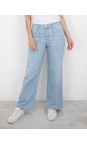 Robell Pale Blue Denim 61 Debby Wide Leg Jean  