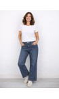 Robell Mid Wash Denim 64 Debby Mid Wash Denim Wide Leg Parallel Jean  
