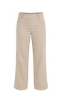 Robell Sand 14 Debby 09 Sand Crop Wide Leg Pull On Jean  