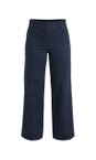 Robell Navy 69 Debby 09 Navy Crop Wide Leg Jean  