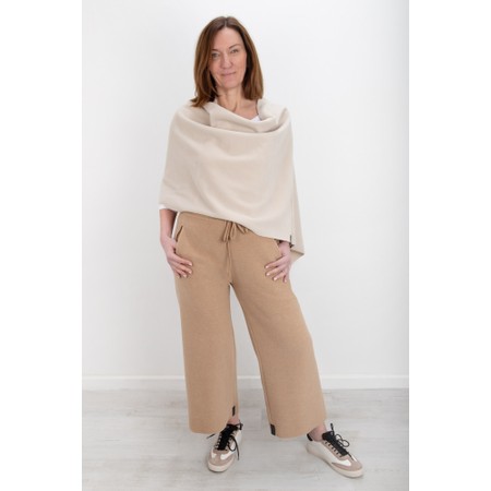 Henriette Steffensen Fleece Camel Crop Trouser - Brown