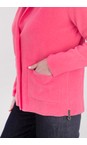 Henriette Steffensen Sunset Pink Short Recycled Sunset Pink Fleece Cardigan  