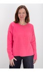 Henriette Steffensen Sunset Pink Classic Round Neck Sunset Pink Fleece Blouse  