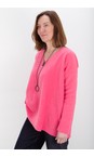 Henriette Steffensen Sunset Pink Sunset Pink Fleece V-Neck Blouse  