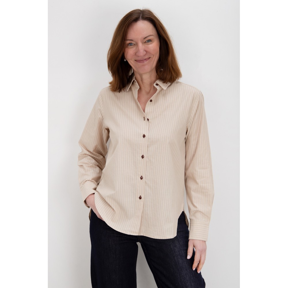 Chalk Nola Shirt Beige / Ecru