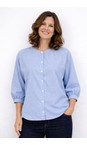 Chalk Blue Poppy Blue Oversized Shirt  