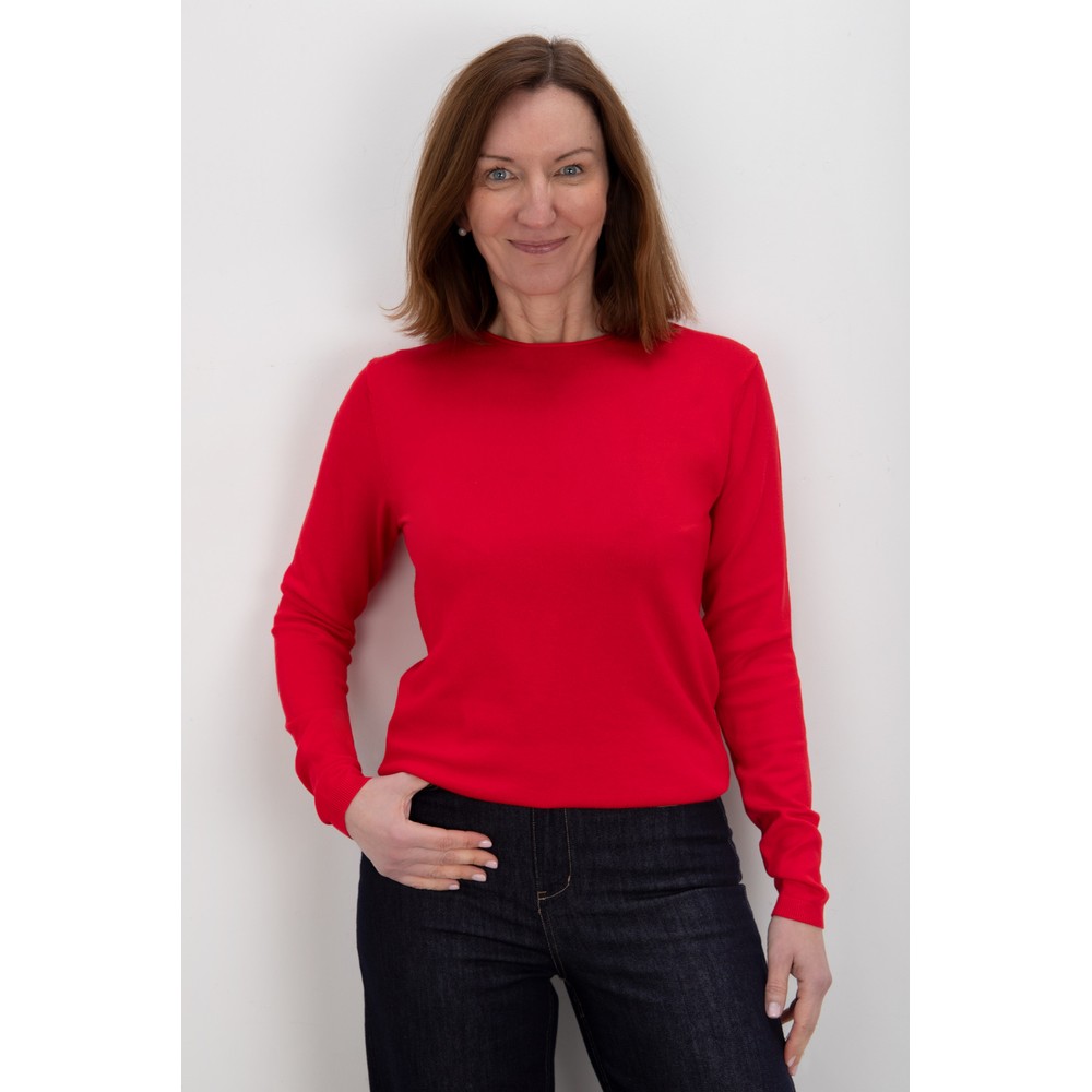 Chalk Jade Red Jumper Red