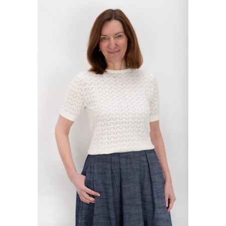 Chalk Betty Cream Knit Jumper - Off-White